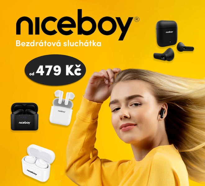 Bezdrátová sluchátka Niceboy