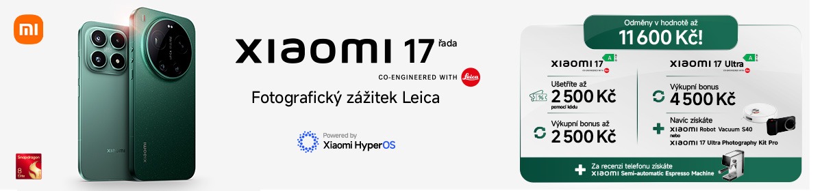 Xiaomi 17 a 17 Ultra: Nová éra mobilní fotografie s Leica